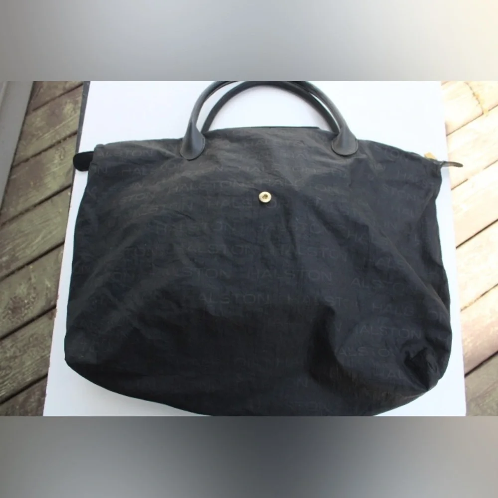 Halston travel tote bag